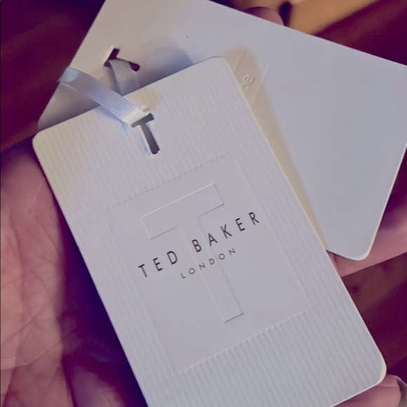 NWT TED BAKER ZOHZOH MAXI DRESS WITH JACQUARD TEXTURED DETAIL  US 8/10 TED SZ 3 - Picture 12 of 13